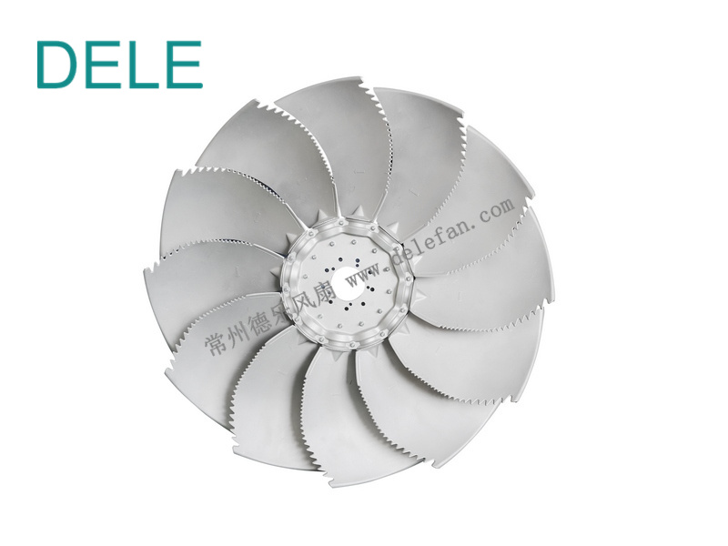 铝合金锯齿低噪音风叶Aluminum alloy serrated low noise blade